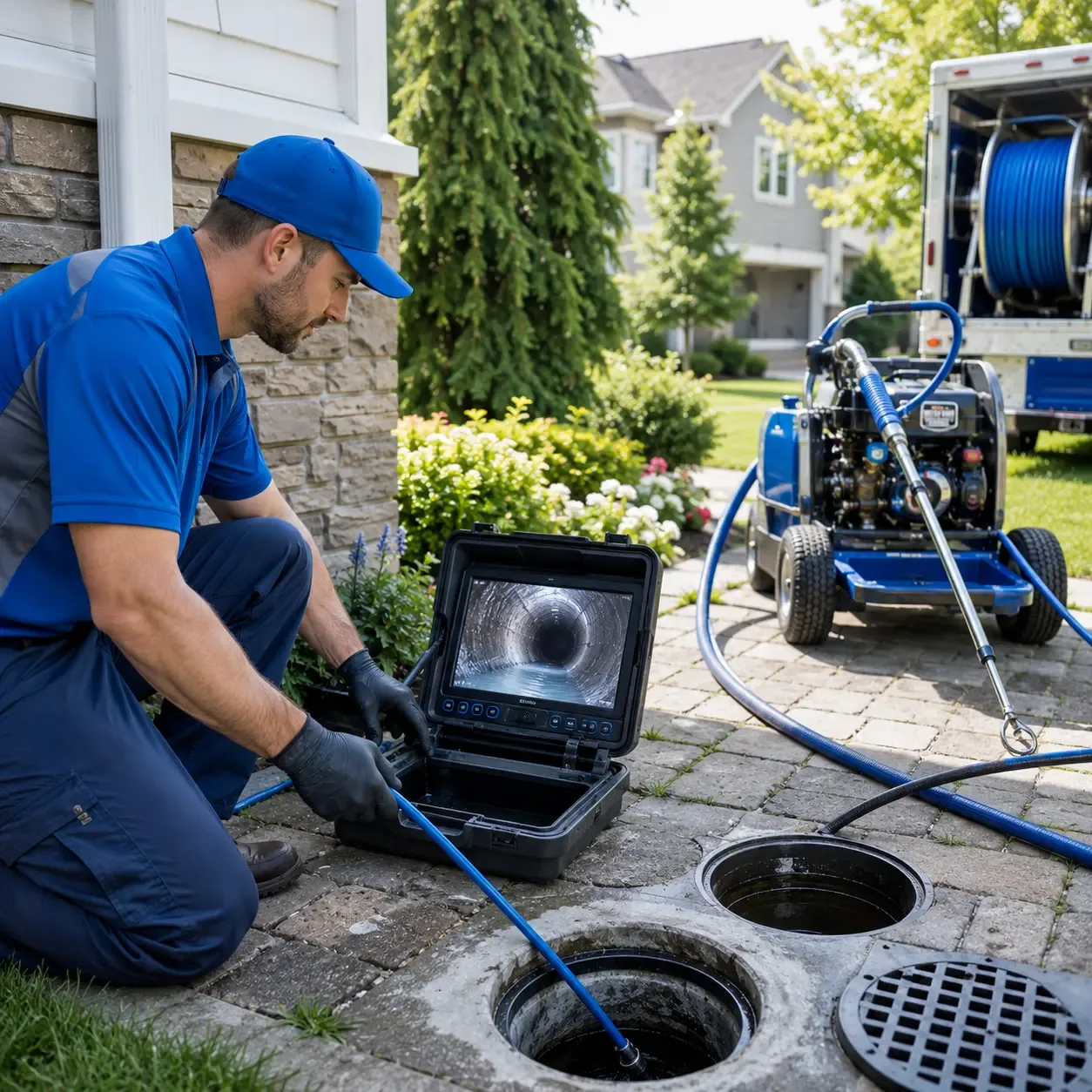 Outdoor drain cleaning professionals serving Conover, NC